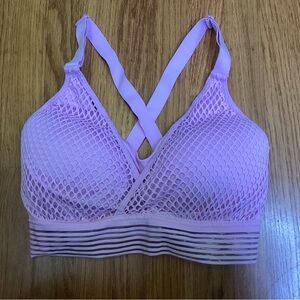 Victoria's Secret Sport Lavender Pink Mesh Sports Bra, size 36C